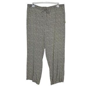 Joan Leslie Elastic Drawstring Pull On Pants